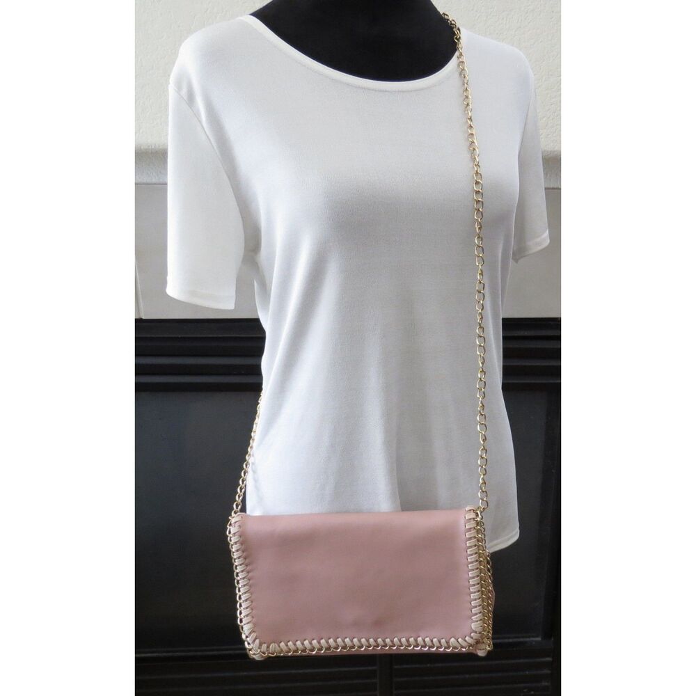 Urban Expressions Maison Whipstitch Vegan Leather Crossbody Convertible Bag NWOT - Picture 7 of 11